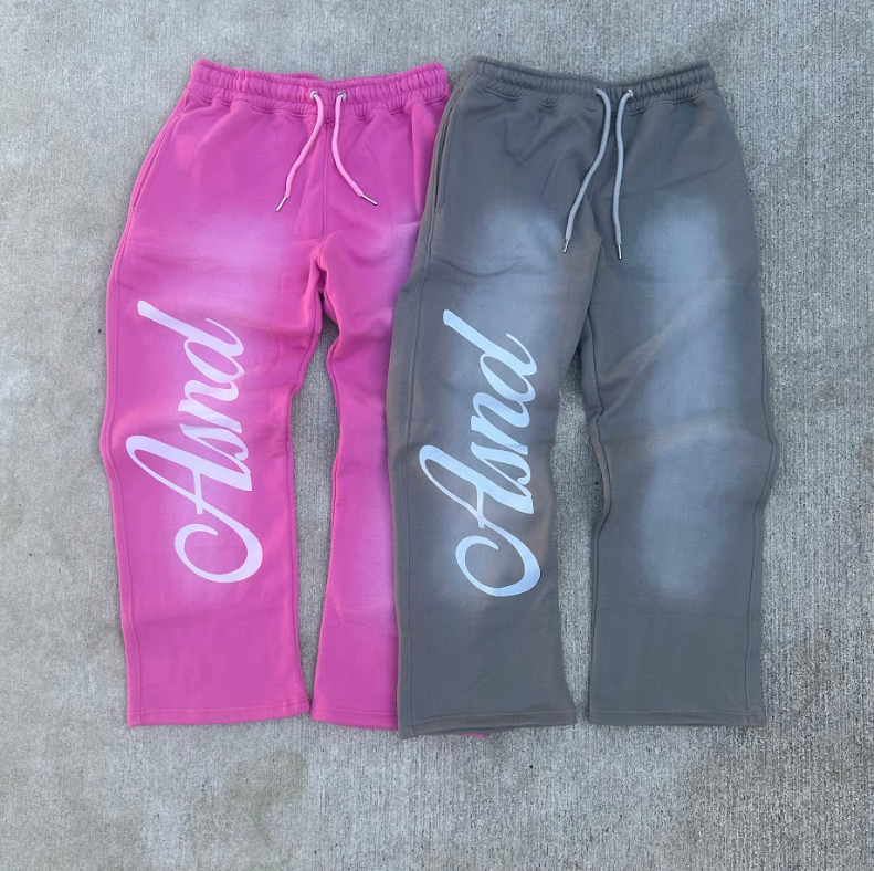 Grey &amp; Pink ‘Rosadoir’ Baggy Sweats (Bundle)