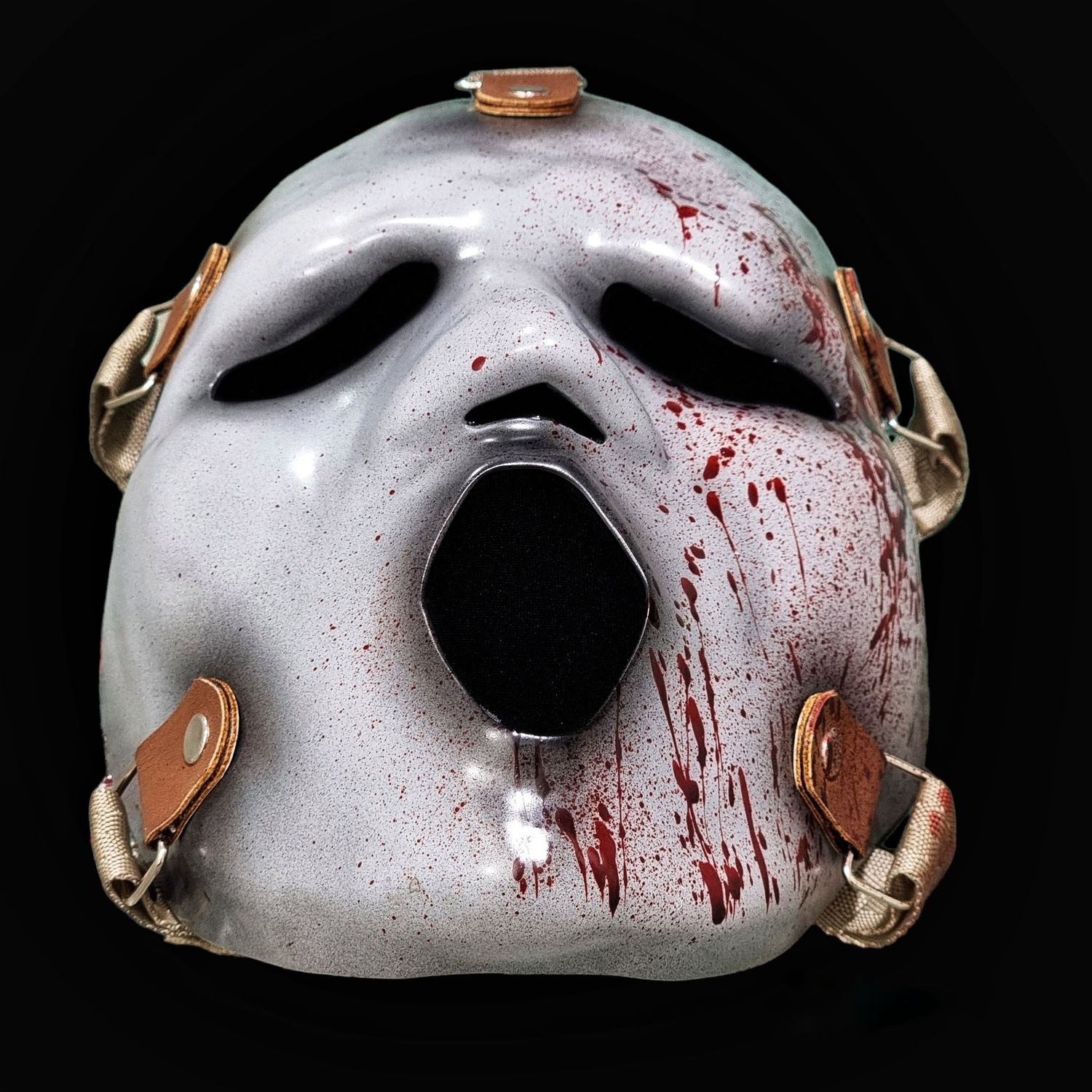 Mask Brandon James Bloody Exclusive Ghostface Cosplay  Collectible Terror Prop Costume Display slasher scream horror mask.