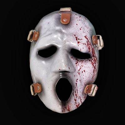 Mask Brandon James Bloody Exclusive Ghostface Cosplay  Collectible Terror Prop Costume Display slasher scream horror mask.