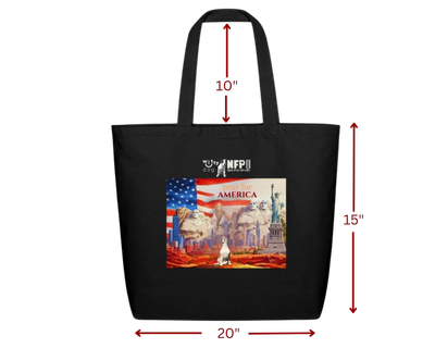 &quot;Pray for America&quot; Large Tote Bag | Witty Dog