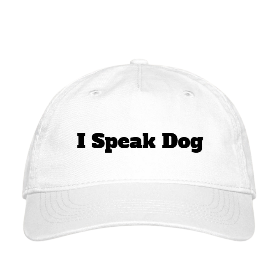 “I Speak Dog” Baseball Hat | Witty Dog