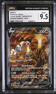 Crown Zenith: CGC 9.5 Entei V GG36/GG70