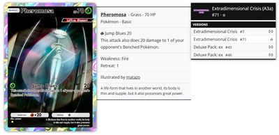 Pokémon Pocket TCG Proxy - Pheromosa