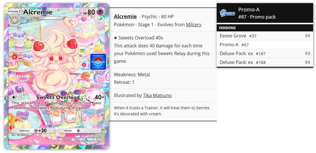 Pokémon Pocket TCG Proxy - Alcremie