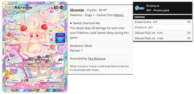 Pokémon Pocket TCG Proxy - Alcremie