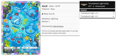 Pokémon Pocket TCG Proxy - Marill