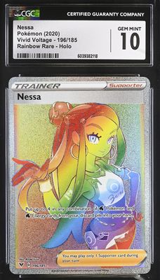 CGC 10 - Vivid Voltage: Nessa Rainbow 196/185