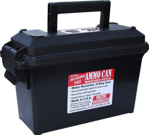 MTM AC30T-40- 30 Caliber Tall Ammo Can (Black)