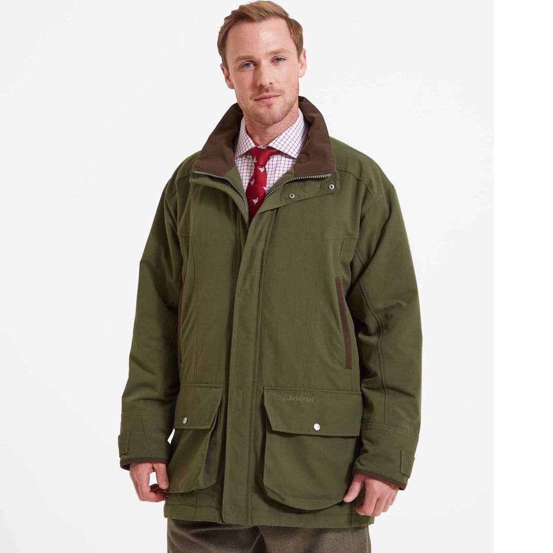 Schoffel Ptarmigan Classic Coat in Hunter Green