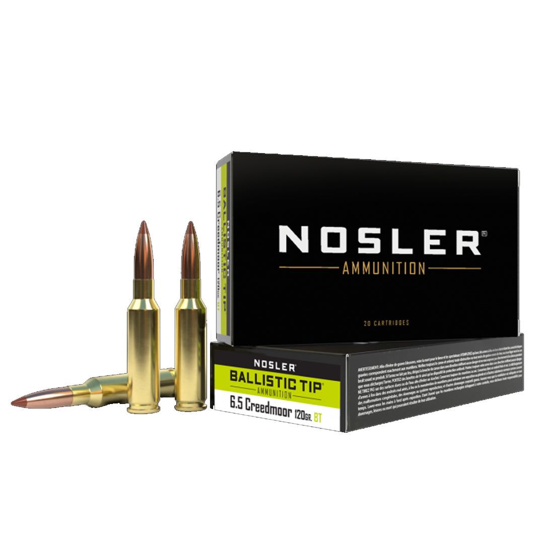 Nosler 6.5 Creedmoor Ballistic Tip BT 120gr Hunting Bullets