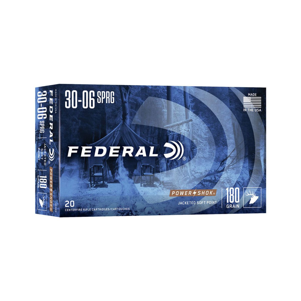 Federal 30-06 Springfield 180gr Soft Point Bullets