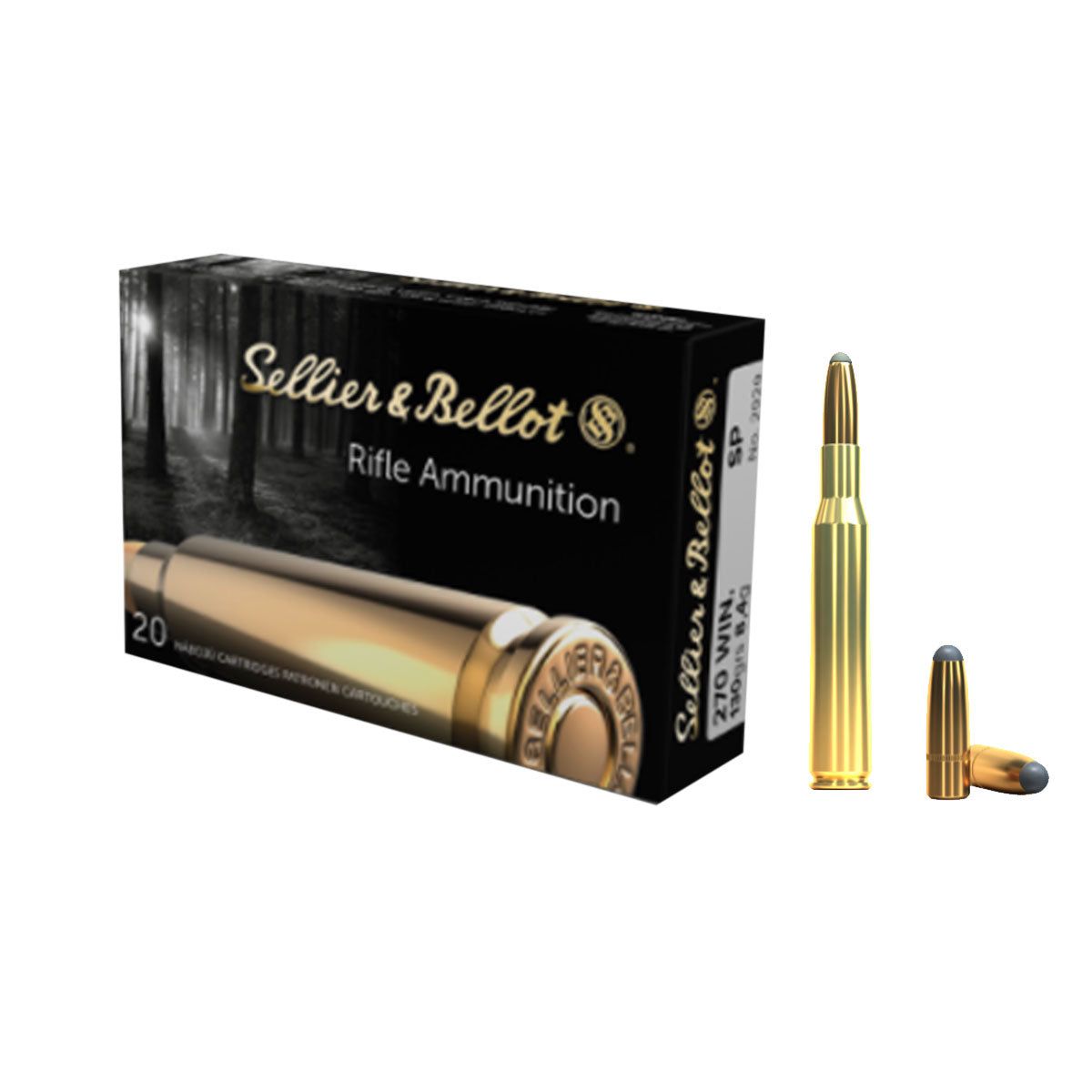 Sellier &amp; Bellot .270 Win 130gr SP Bullets