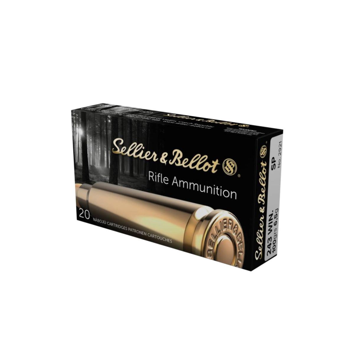 Sellier &amp; Bellot .243 Win 100gr SP Bullets
