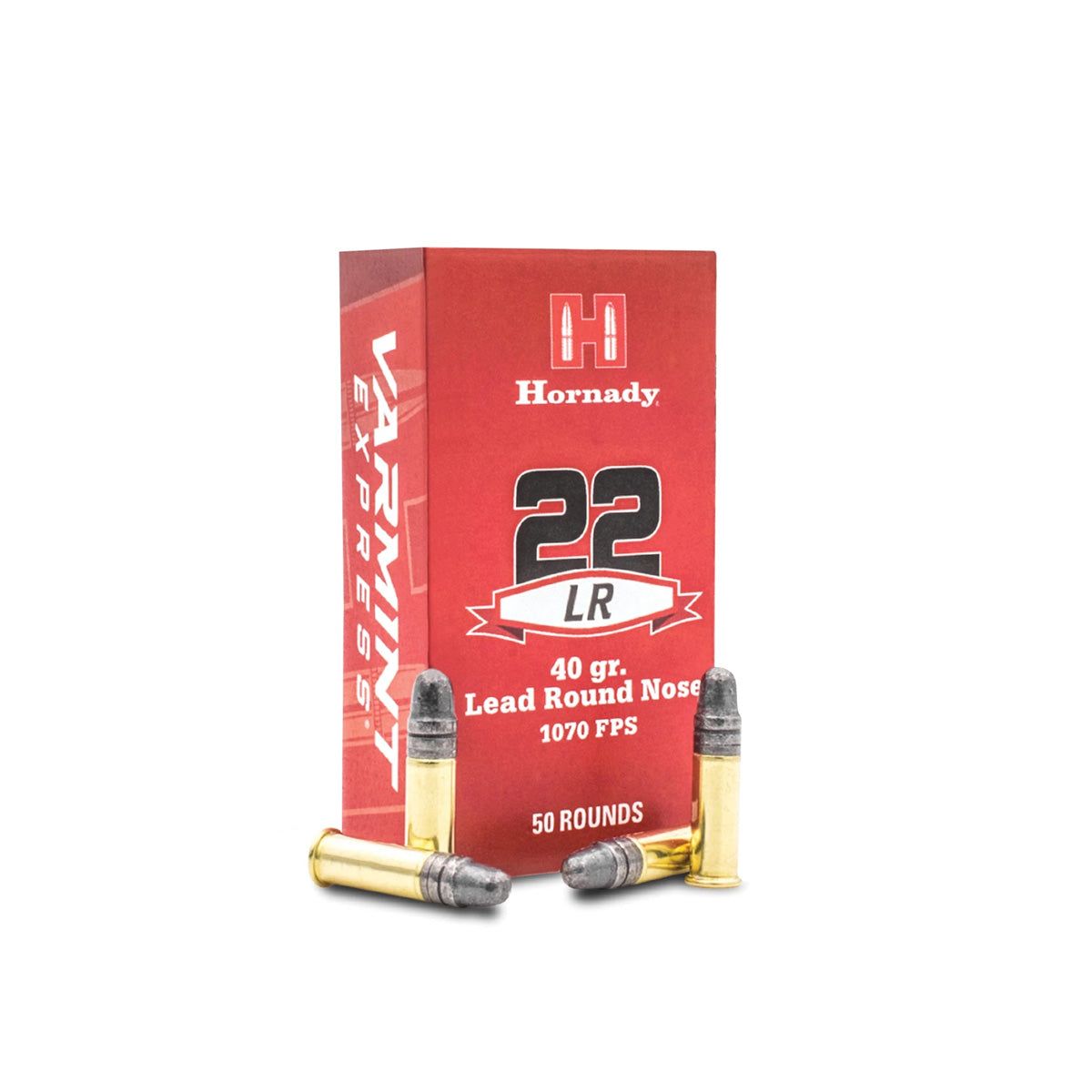 Hornady .22 LR 40gr Varmint Lead Round Nose Bullets
