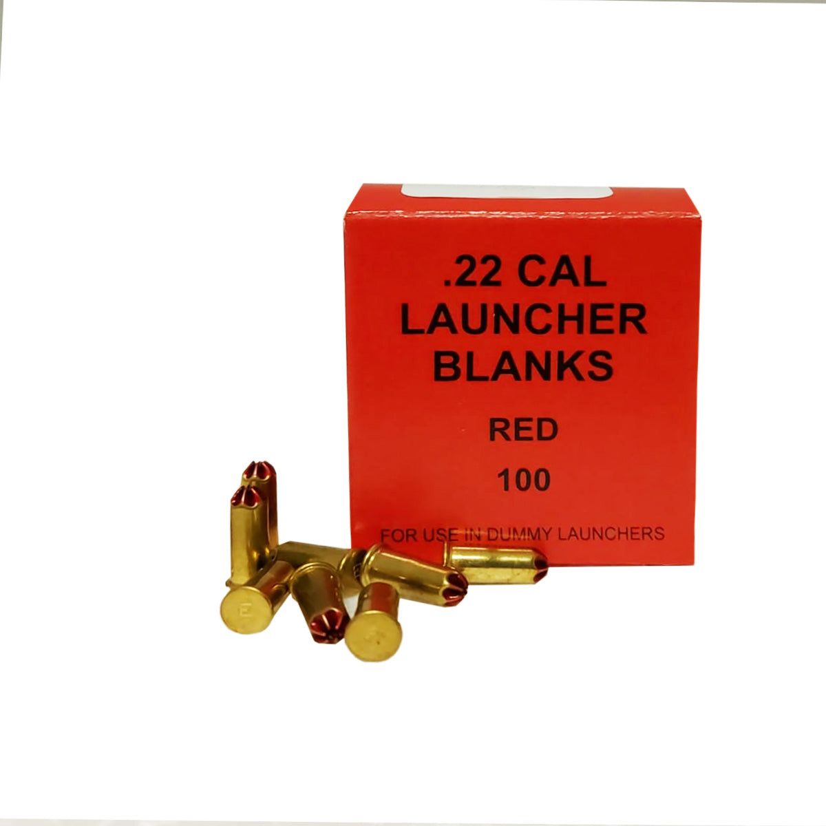 Launcher Blanks Cal. 22 - Red - 100pcs