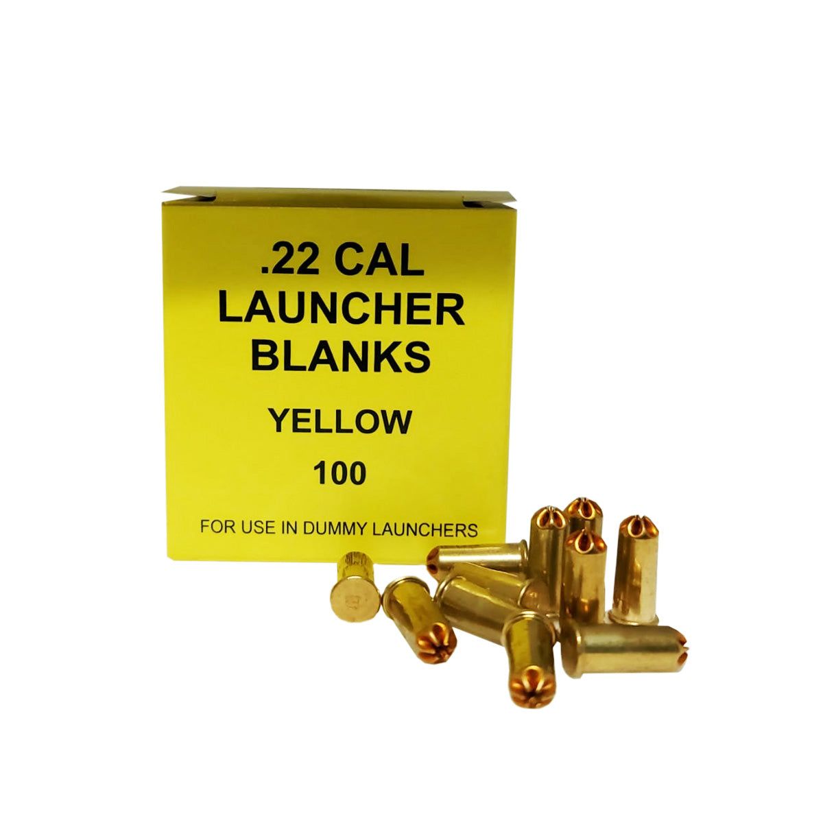 Launcher Blanks Cal. 22 - Yellow - 100pcs