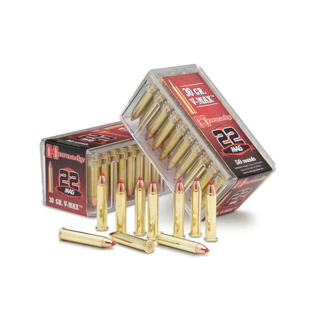 Hornady .22 Mag 30gr V-Max Bullets