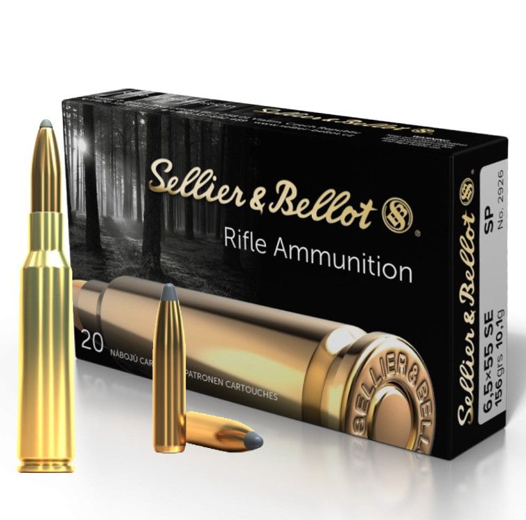 Sellier &amp; Bellot 6.5x55 SE SP 156gr Bullets