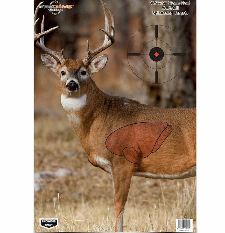 Brichwood Casey Whitetail Deer 16.5 x 24 inch Reactive Targets