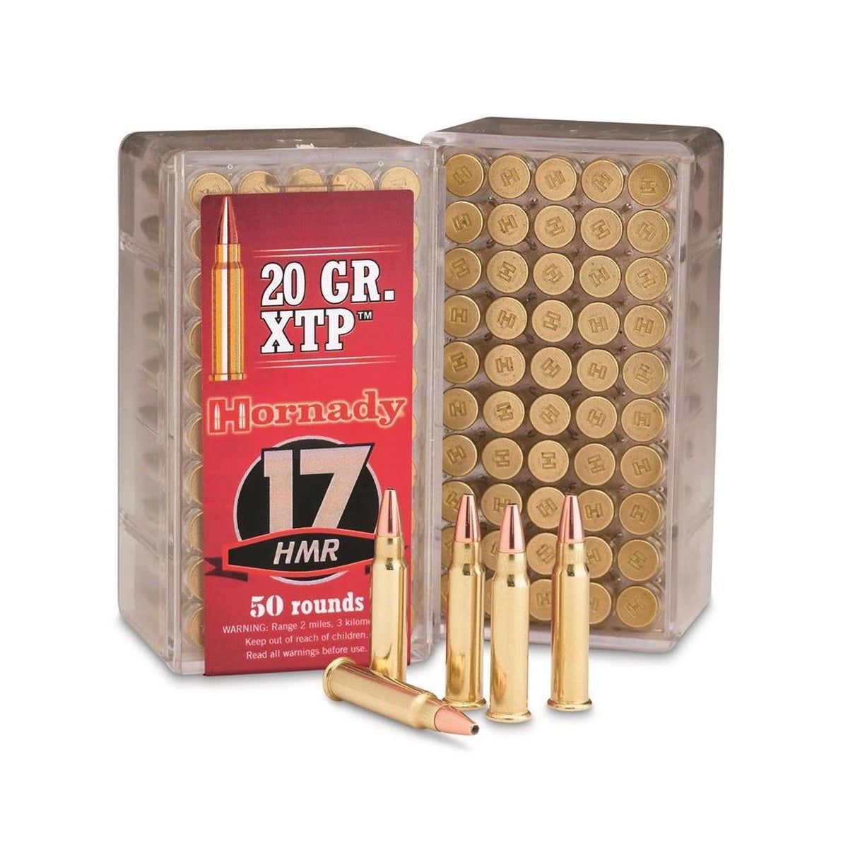 Hornady .17 HMR 20gr XTP Bullets