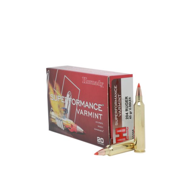 Hornady .204 SPF RUGER 40GR V-MAX - 20