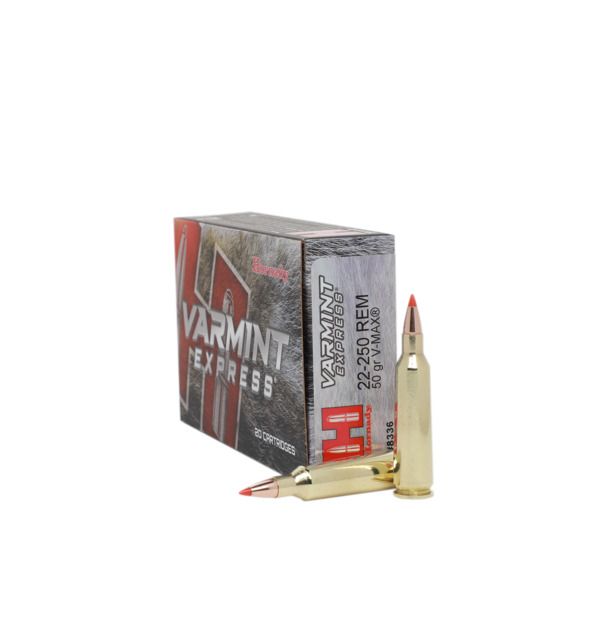 Hornady .22‑250 Rem 50gr V‑MAX (20)