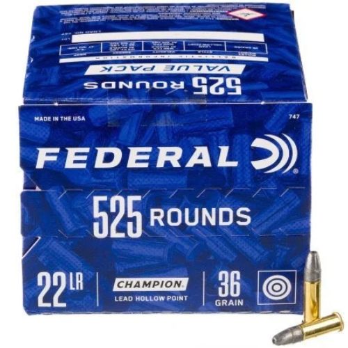 FEDERAL .22 BULK PACK 36GR HP (525)