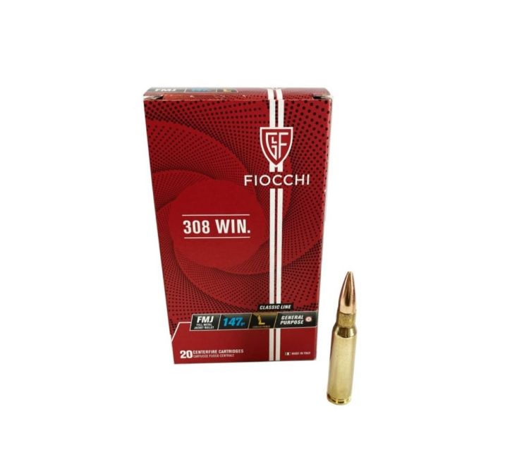 Fiocchi .308 147GR FMJ