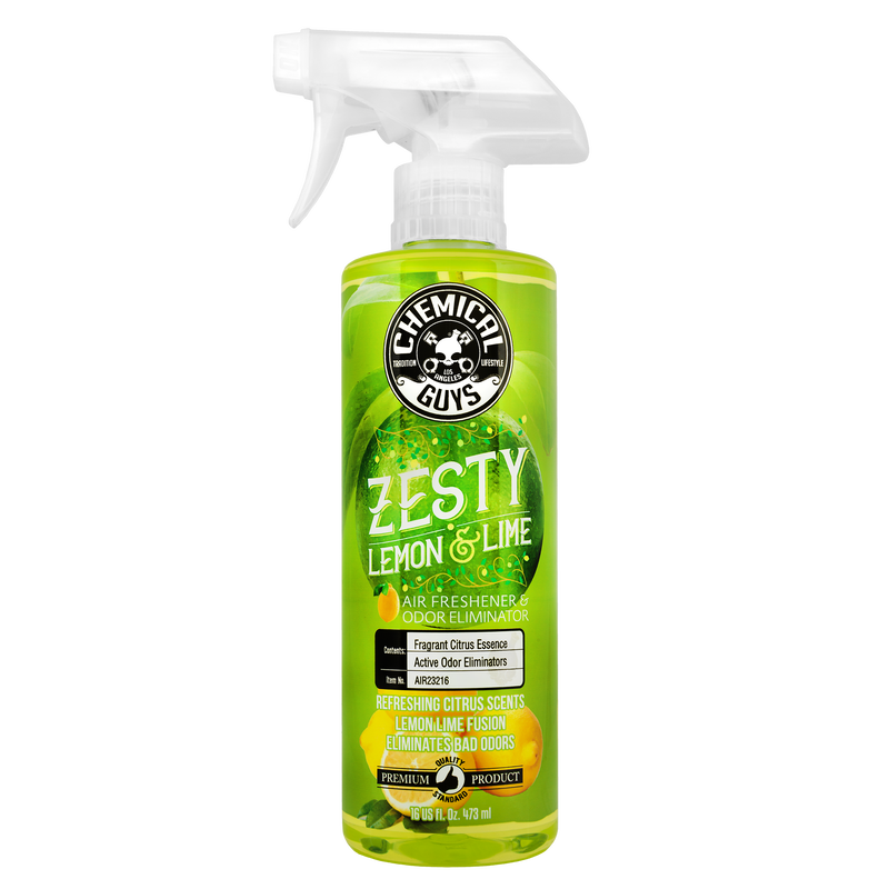 Chemical Guys Zesty Lemon Lime Air Freshener 16 oz.