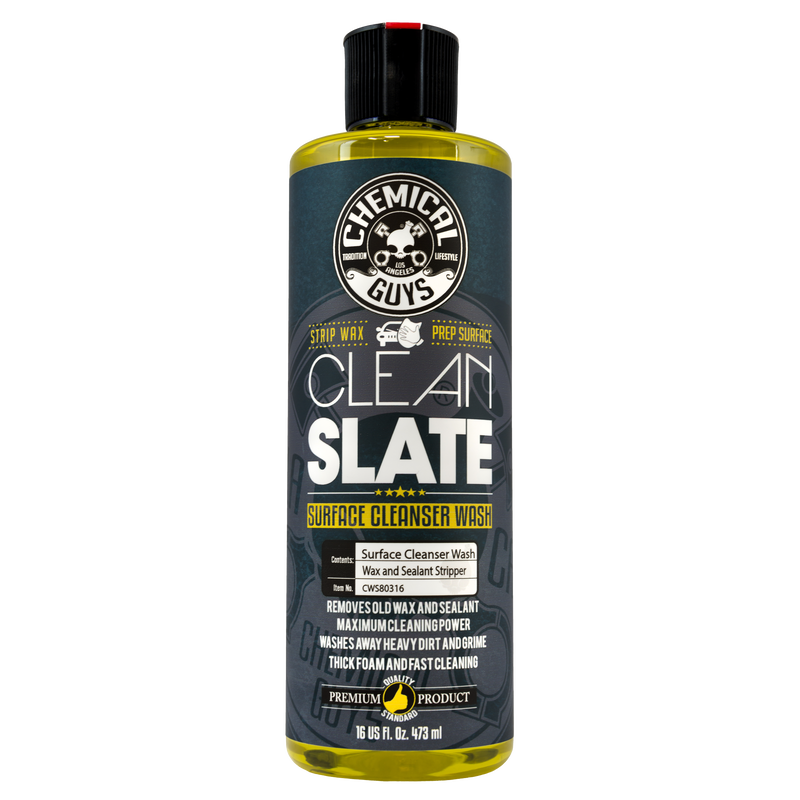 Chemical Guys Clean Slate Wax-Stripping Wash - 16 Oz