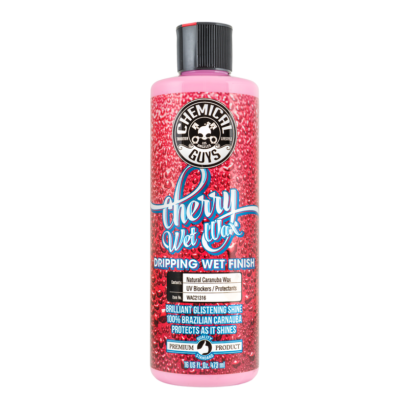 Chemical Guys Cherry Wet Wax Brilliant Glistening Shine Carnauba Wax 16 oz.