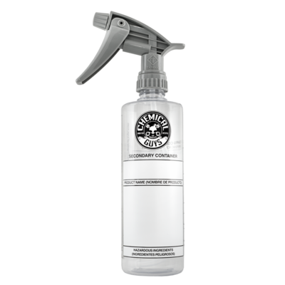 Chemical Guys Secondary Container Dilution Bottle 16 oz - With Sprayer Chemical Guys Secondary Container Dilution Bottle 16 oz - With Sprayer