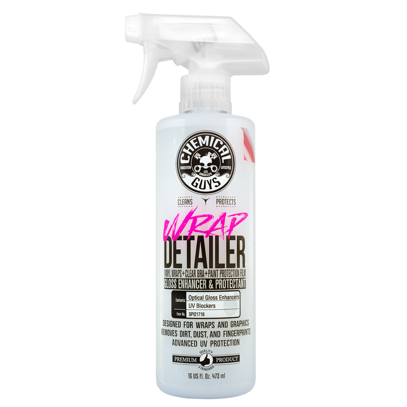 Chemical Guys Wrap Detailer Gloss Enhancer &amp; Protectant for Vinyl Wraps 16 oz.