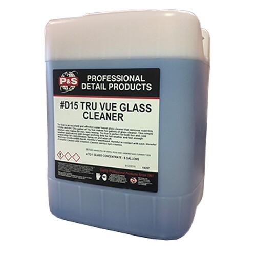 P&amp;S Tru Vue Glass Cleaner Concentrate - 5 Gal.