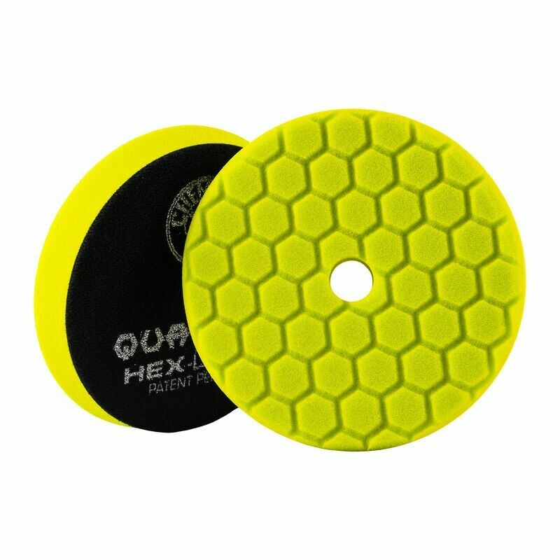 Chemical Guys Yellow Hex-Logic Quantum Heavy Cutting Pad - 6 Inch