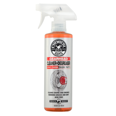 Chemical Guys Gearhead Motorcyle Cleaner & Degreaser for Drivechains & Engine Parts - 16 Oz Chemical Guys Gearhead Motorcyle Cleaner & Degreaser for Drivechains & Engine Parts - 16 Oz