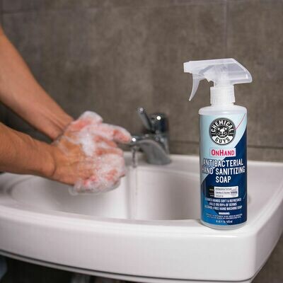 Chemical Guys OnHand Antibacterial Hand Sanitizing Soap 16 Oz.