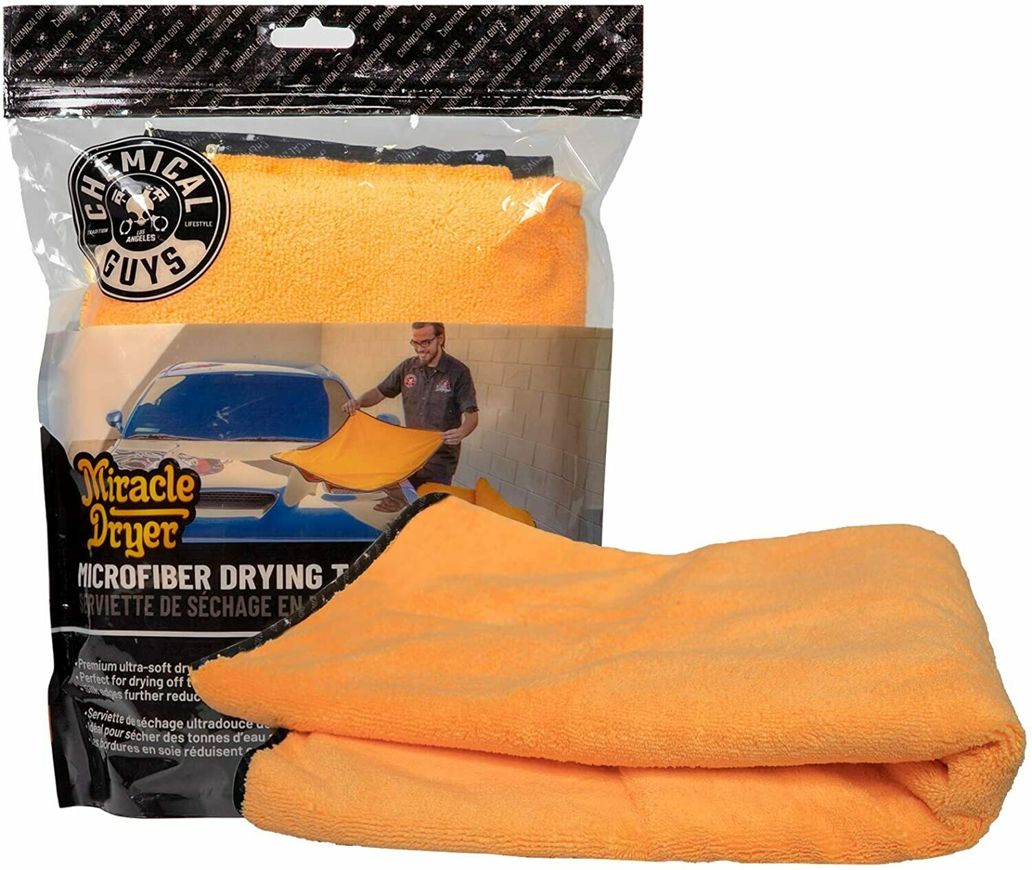 Chemical Guys Miracle Dryer Microfiber Drying Towel (36&quot; x 25&quot;)