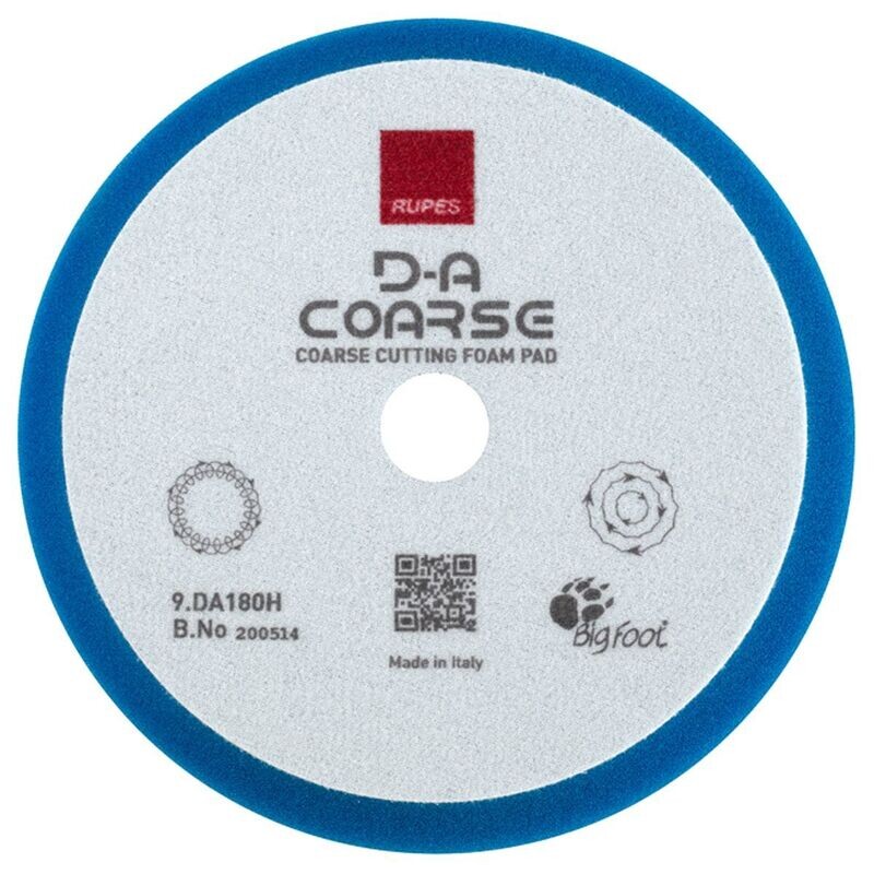 Rupes DA Blue Coarse Foam Pad - 7 Inch Rupes DA Blue Coarse Foam Pad - 7 Inch