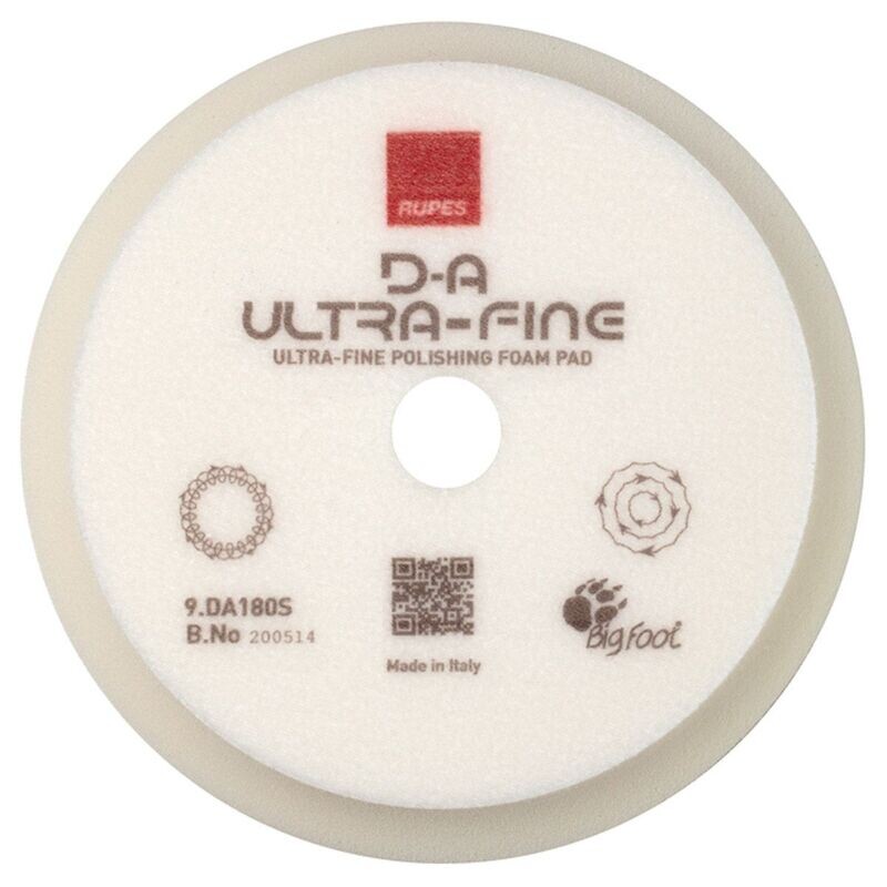 Rupes DA White Ultrafine Foam Pad - 7 Inch Rupes DA White Ultrafine Foam Pad - 7 Inch