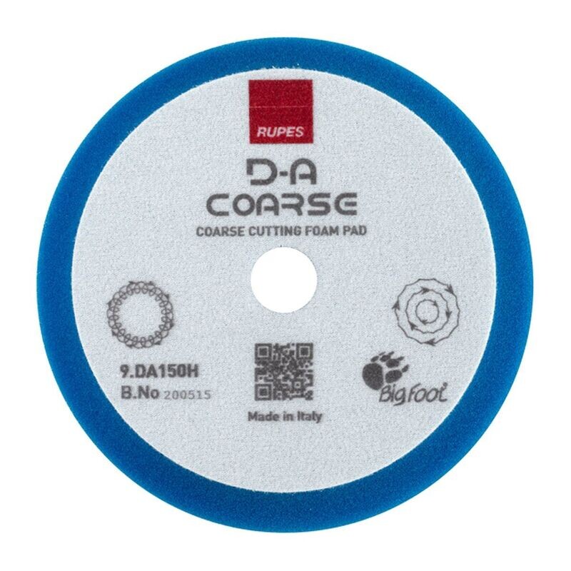 Rupes DA Blue Coarse Foam Pad - 6 Inch Rupes DA Blue Coarse Foam Pad - 6 Inch