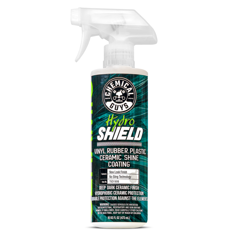 Chemical Guys Hydro Shield Vinyl, Rubber, Plastic Ceramic Shine Coating (16 oz)