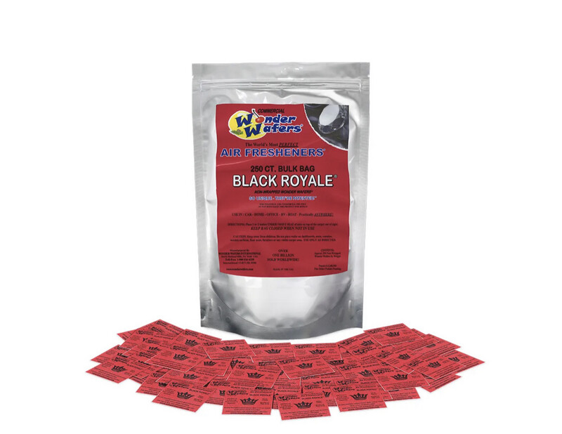 250 Count Non-Wrapped Wonder Wafers Bulk Bag - Black Royal