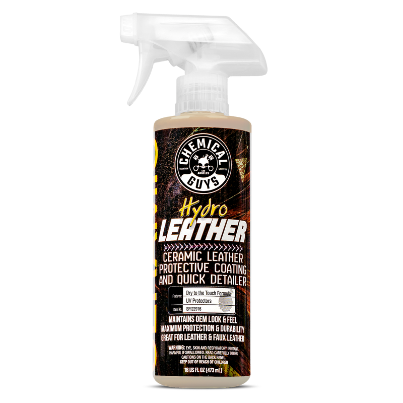 Chemical Guys Hydro Leather Ceramic Leather Protective Coating 16 Oz