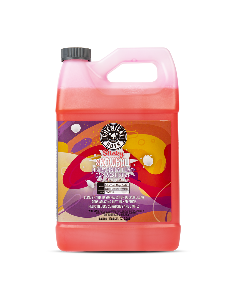 Chemical Guys Sticky Snowball Snow Foam Auto Wash (1 Gallon)