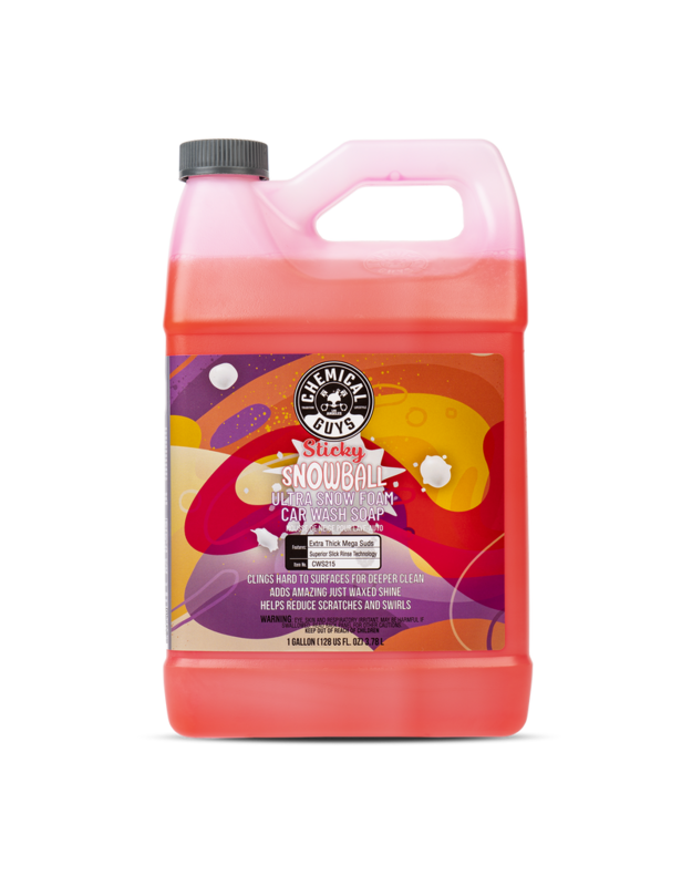 Chemical Guys Sticky Snowball Snow Foam Auto Wash (1 Gallon)