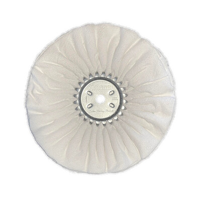 Zephyr - AWW 58-10FL 10” White Domet Flannel Finish Airway Buffing Wheels Signature Series Zephyr - AWW 58-10FL 10” White Domet Flannel Finish Airway Buffing Wheels Signature Series