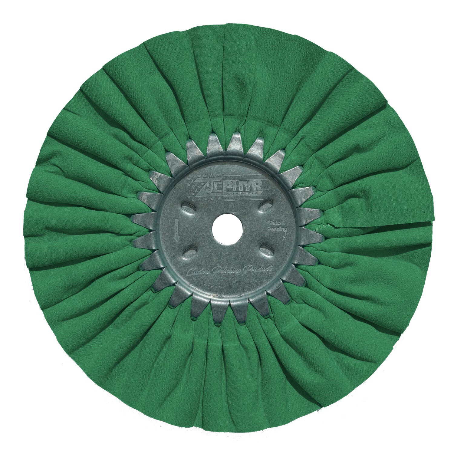 Zephyr - AWG 58-10HA 10” HALL GREEN Standard Airway Buffing Wheels