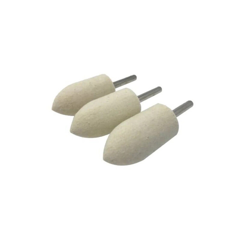 Zephyr - 1X2FT 1&quot; X 2&quot; FELT TAPER FOR 1/4&quot; - 3/8&quot; CHUCK (3 PACK) 