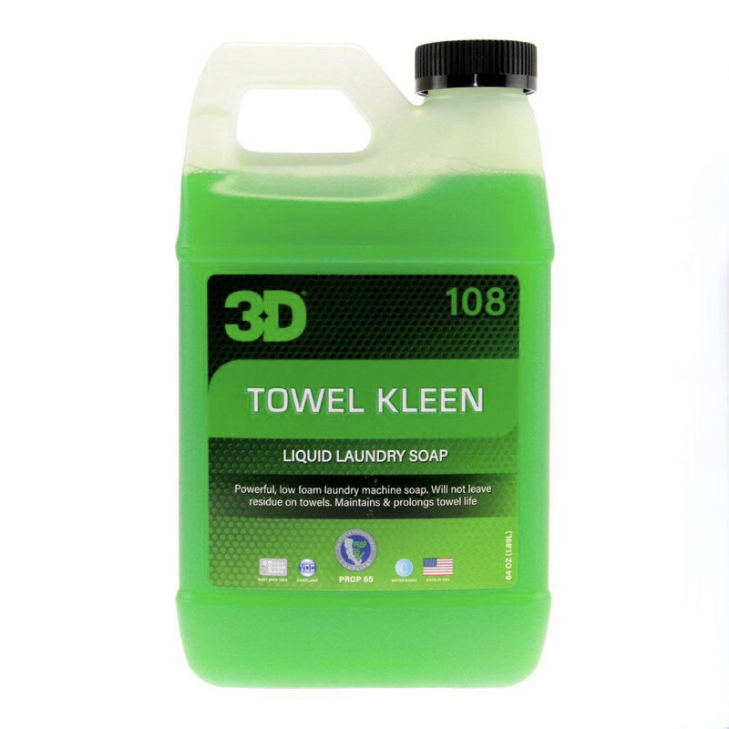 3D Towel Kleen, Towel Detergent - 64 Oz 